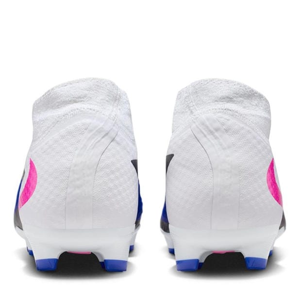 Blue/Wht/Pink - Nike - Phantom 6 Academy Adults Firm Ground Football Boots