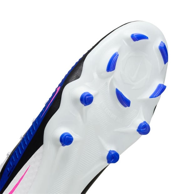 Blue/Wht/Pink - Nike - Phantom 6 Academy Adults Firm Ground Football Boots