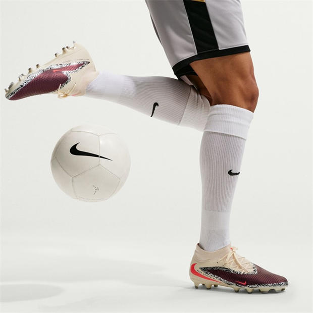 Burgundy/Print - Nike - Phantom 6 Academy Adults Firm Ground Football Boots