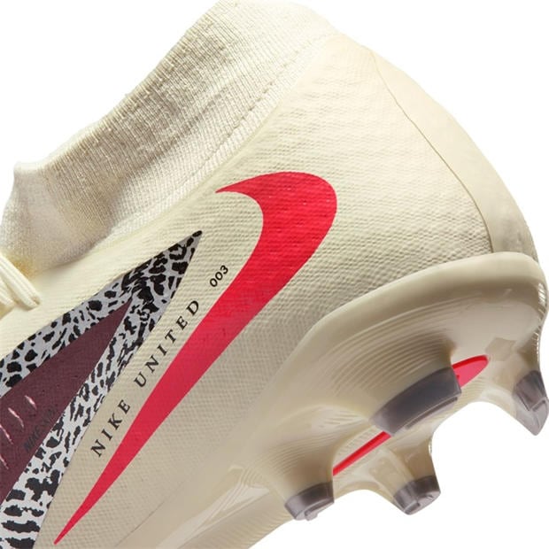 Burgundy/Print - Nike - Phantom 6 Academy Adults Firm Ground Football Boots