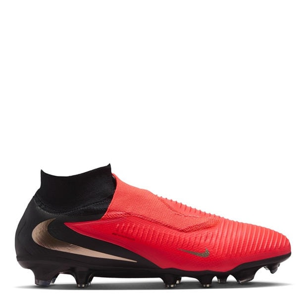 Red/Black - Nike - Phantom High 6 Pro Adults Firm Ground Football Boots