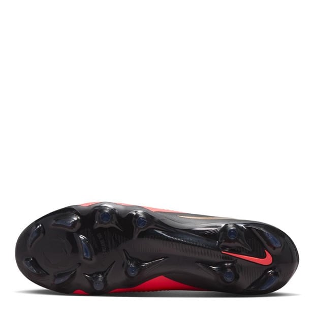 Red/Black - Nike - Phantom High 6 Pro Adults Firm Ground Football Boots