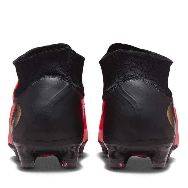 Red/Black - Nike - Phantom High 6 Pro Adults Firm Ground Football Boots