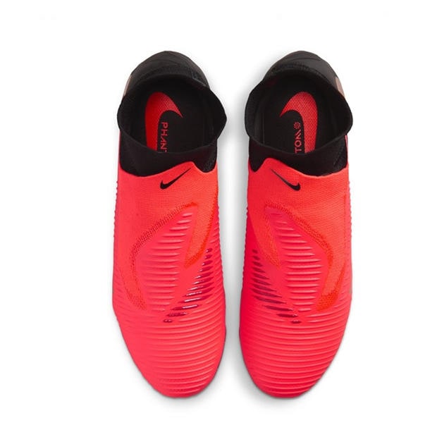Red/Black - Nike - Phantom High 6 Pro Adults Firm Ground Football Boots