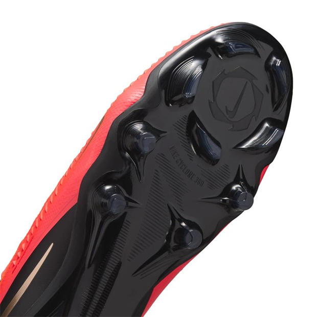 Red/Black - Nike - Phantom High 6 Pro Adults Firm Ground Football Boots