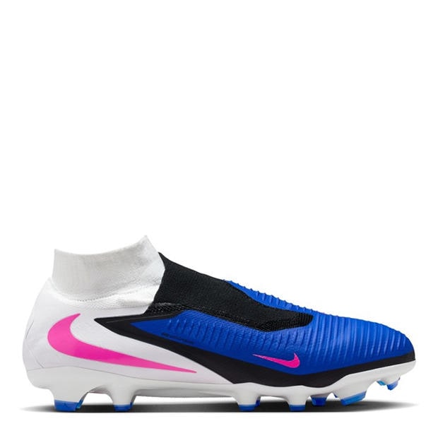 Blue/Wht/Pink - Nike - Phantom High 6 Pro Adults Firm Ground Football Boots
