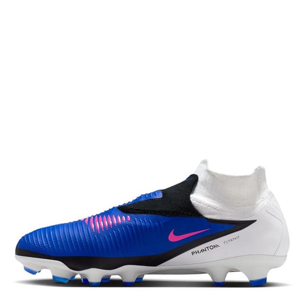 Blue/Wht/Pink - Nike - Phantom High 6 Pro Adults Firm Ground Football Boots