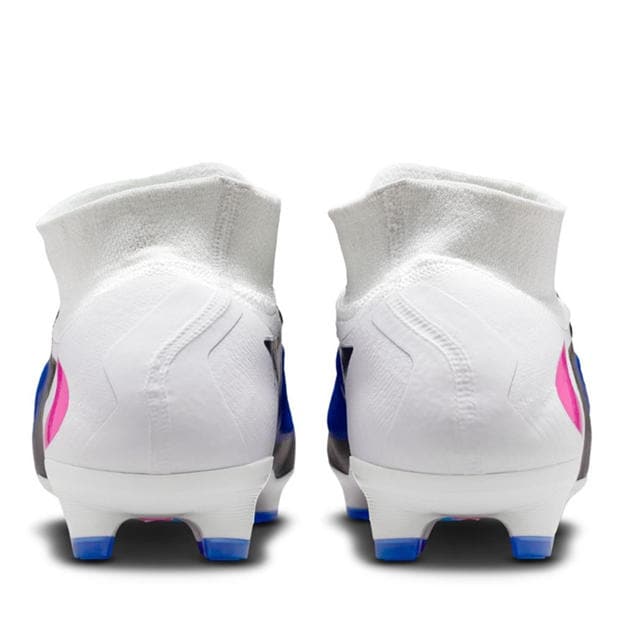 Blue/Wht/Pink - Nike - Phantom High 6 Pro Adults Firm Ground Football Boots