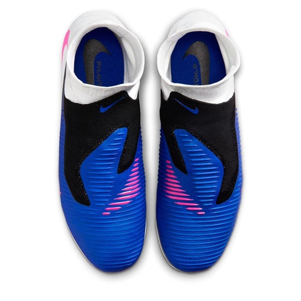 Blue/Wht/Pink - Nike - Phantom High 6 Pro Adults Firm Ground Football Boots