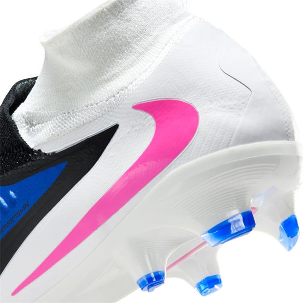 Blue/Wht/Pink - Nike - Phantom High 6 Pro Adults Firm Ground Football Boots
