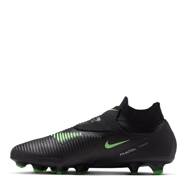 Black/Green - Nike - Phantom High 6 Pro Adults Firm Ground Football Boots