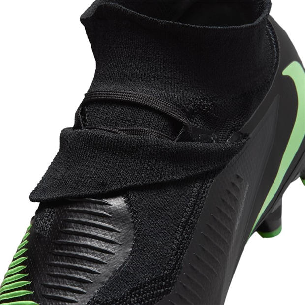 Black/Green - Nike - Phantom High 6 Pro Adults Firm Ground Football Boots