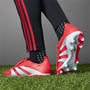 Red/White/Black - adidas - Predator League Fold-Over Tongue Firm Ground Boots