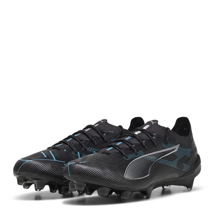 Puma Men's Black Ultra 5 Ultimate Firm Ground Football Boots in Size 6, Sports Direct