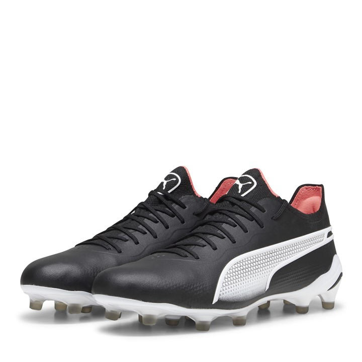 Puma  Black King Ultimate Firm Ground Football Boots  in Size 9.5, Sports Direct