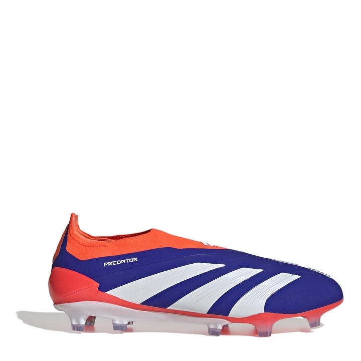 Adidas Men's Blue Predator 24 Elite Laceless Firm Ground Football Boots in Size 6.5, Sports Direct