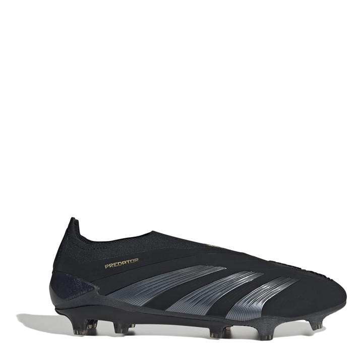 Adidas Men's Black Predator 24 Elite Laceless Firm Ground Football Boots in Size 6, Sports Direct