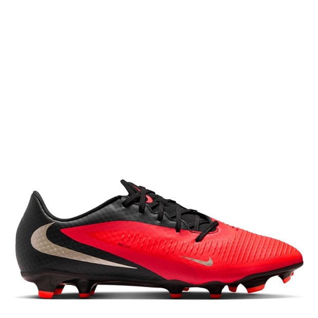 Red/Black - Nike - Phantom 6 Low Academy Adults Firm Ground Football Boots