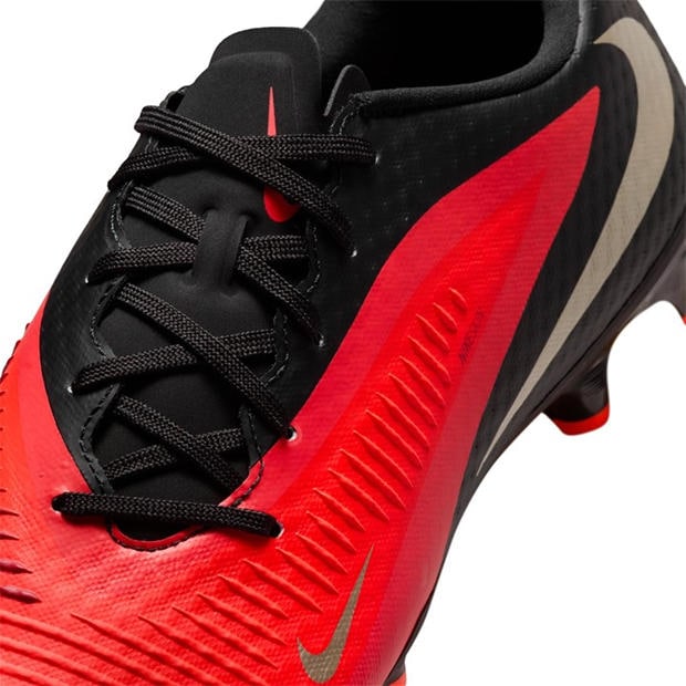 Red/Black - Nike - Phantom 6 Low Academy Adults Firm Ground Football Boots