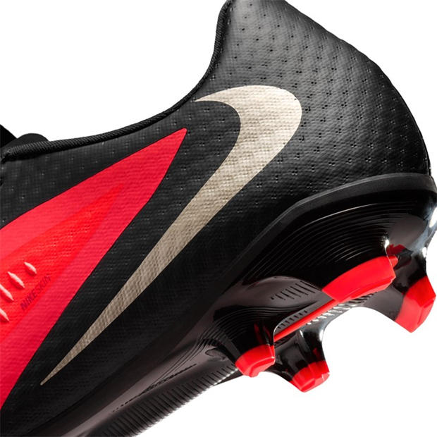 Red/Black - Nike - Phantom 6 Low Academy Adults Firm Ground Football Boots