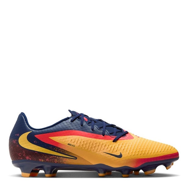 Оранжево/Волт - Nike - Phantom 6 Low Academy Adults Firm Ground Football Boots