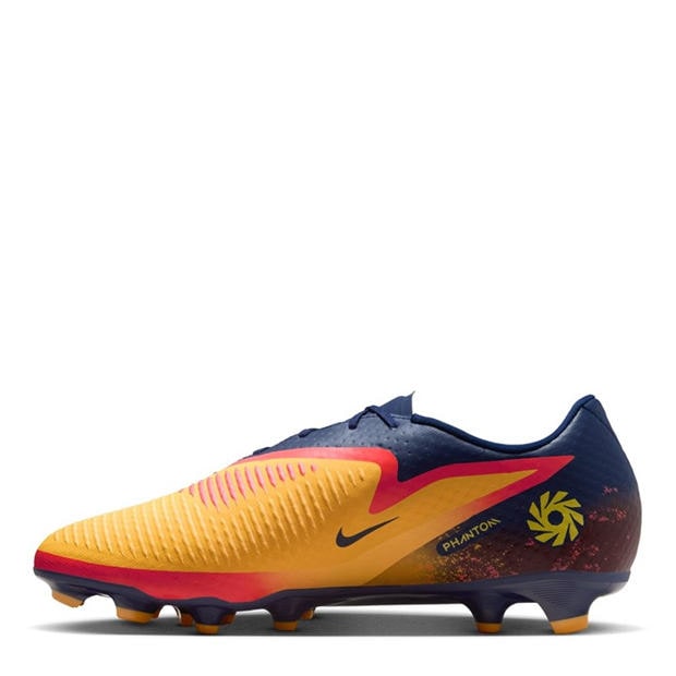 Оранжево/Волт - Nike - Phantom 6 Low Academy Adults Firm Ground Football Boots