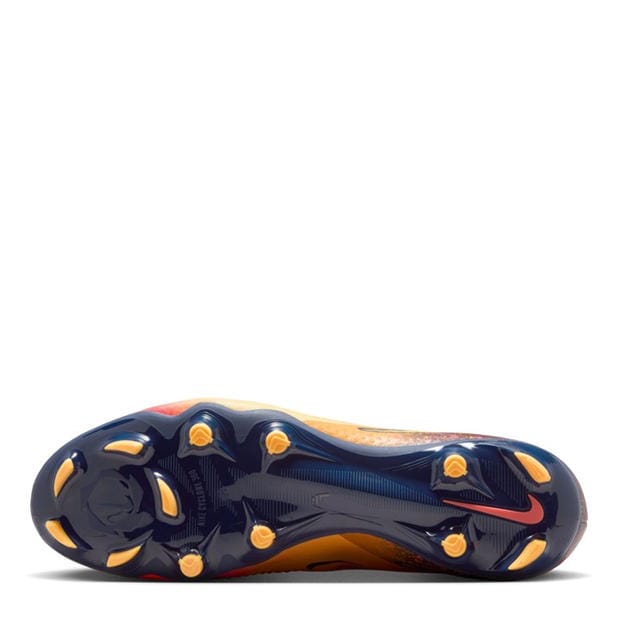 Оранжево/Волт - Nike - Phantom 6 Low Academy Adults Firm Ground Football Boots