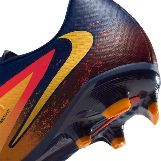 Оранжево/Волт - Nike - Phantom 6 Low Academy Adults Firm Ground Football Boots