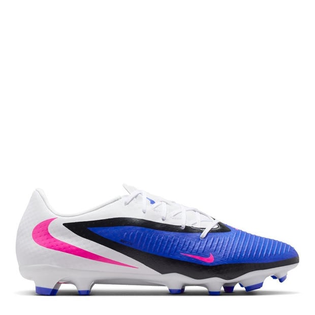 Blue/Wht/Pink - Nike - Phantom 6 Low Academy Adults Firm Ground Football Boots