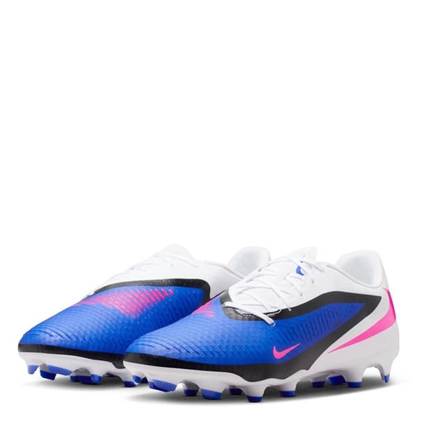 Blue/Wht/Pink - Nike - Phantom 6 Low Academy Adults Firm Ground Football Boots