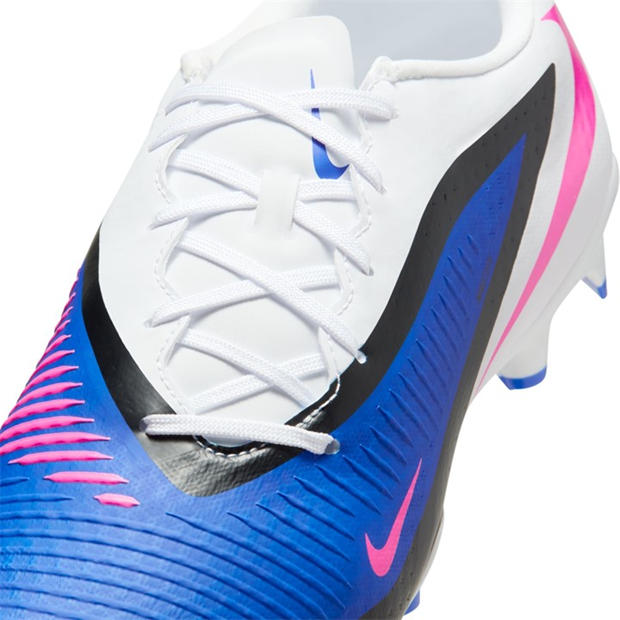 Blue/Wht/Pink - Nike - Phantom 6 Low Academy Adults Firm Ground Football Boots