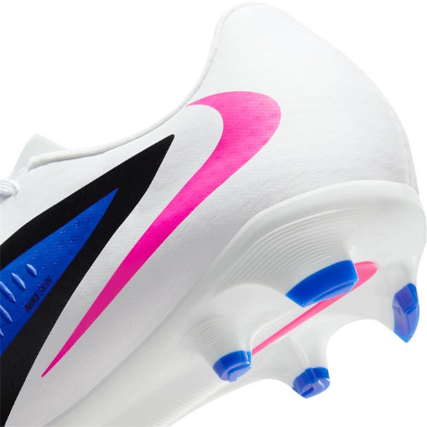 Blue/Wht/Pink - Nike - Phantom 6 Low Academy Adults Firm Ground Football Boots
