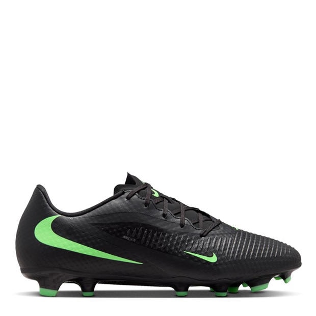 Black/Green - Nike - Phantom 6 Low Academy Adults Firm Ground Football Boots
