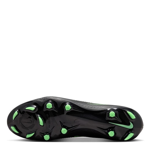 Black/Green - Nike - Phantom 6 Low Academy Adults Firm Ground Football Boots