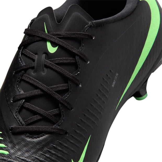 Black/Green - Nike - Phantom 6 Low Academy Adults Firm Ground Football Boots