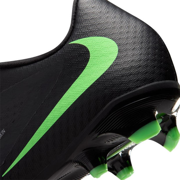 Black/Green - Nike - Phantom 6 Low Academy Adults Firm Ground Football Boots