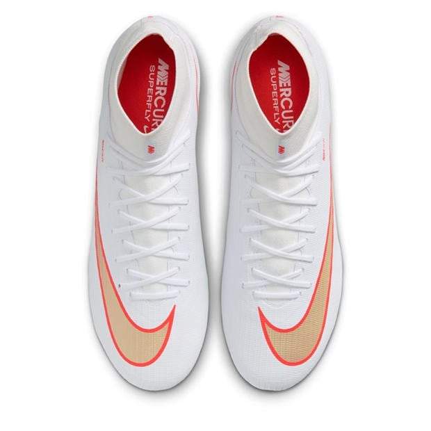 White/Red - Nike - Men's Superfly 11 Academy Firm Ground Football Boots