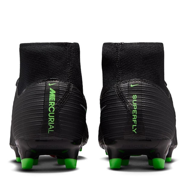 Black/Green - Nike - Men's Superfly 11 Academy Firm Ground Football Boots