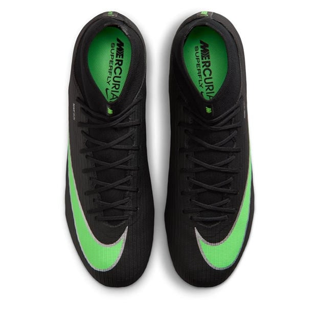 Black/Green - Nike - Men's Superfly 11 Academy Firm Ground Football Boots