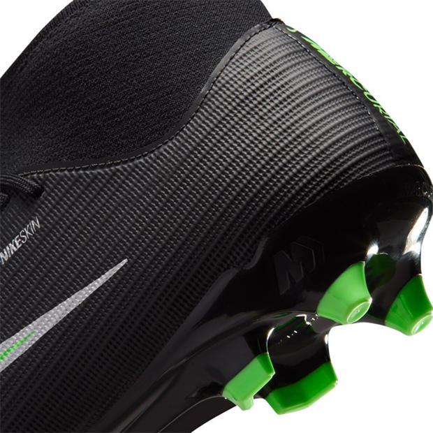 Black/Green - Nike - Men's Superfly 11 Academy Firm Ground Football Boots