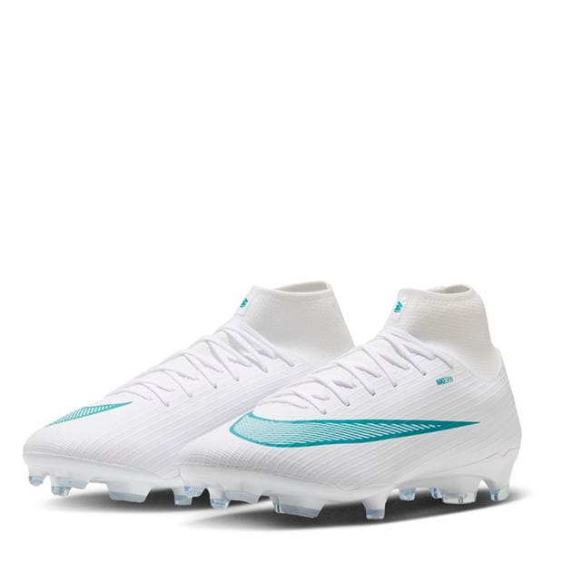 White/Cactus - Nike - Men's Superfly 11 Academy Firm Ground Football Boots