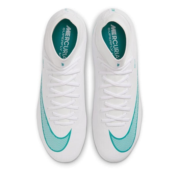White/Cactus - Nike - Men's Superfly 11 Academy Firm Ground Football Boots