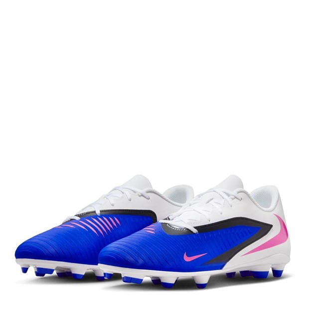 Blue/Wht/Pink - Nike - Phantom 6 Low Club Adults Firm Ground Football Boots