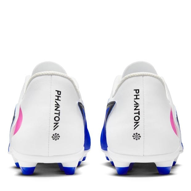 Blue/Wht/Pink - Nike - Phantom 6 Low Club Adults Firm Ground Football Boots