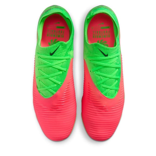 Pink/Green Strk - Nike - Phantom 6 Low Pro Adults Firm Ground Football Boots