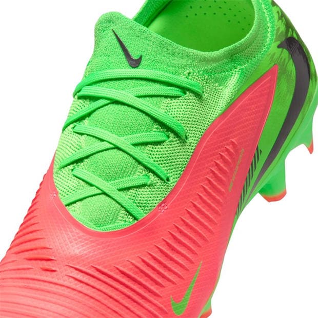 Pink/Green Strk - Nike - Phantom 6 Low Pro Adults Firm Ground Football Boots