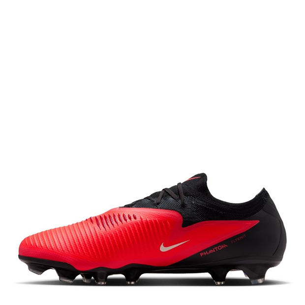 Red/Black - Nike - Phantom 6 Low Pro Adults Firm Ground Football Boots