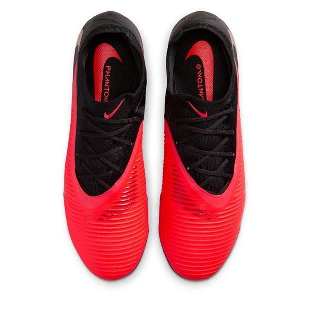 Red/Black - Nike - Phantom 6 Low Pro Adults Firm Ground Football Boots