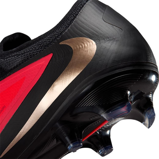 Red/Black - Nike - Phantom 6 Low Pro Adults Firm Ground Football Boots