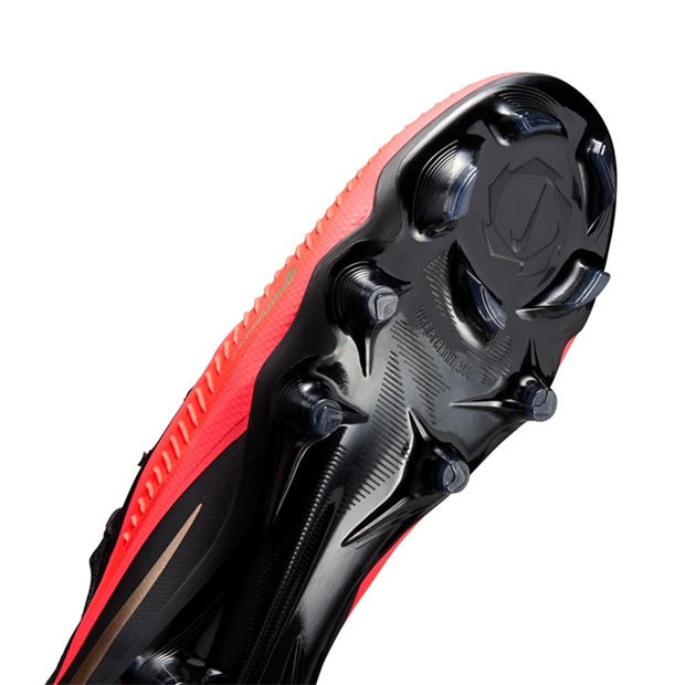 Red/Black - Nike - Phantom 6 Low Pro Adults Firm Ground Football Boots